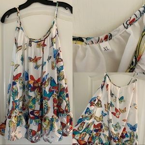 Top with butterflies